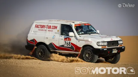 Carlos Santaolalla y Jan Rosas i Viñas en el Dakar 2024