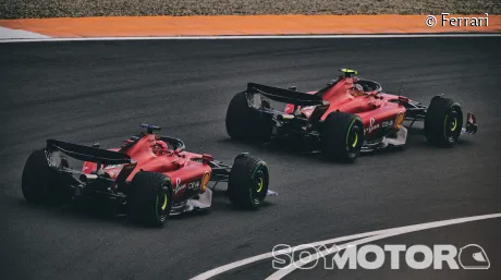 Carlos Sainz y Charles Leclerc en Zandvoort