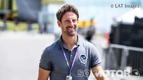 Romain Grosjean en Brasil