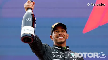 Lewis Hamilton en Barcelona