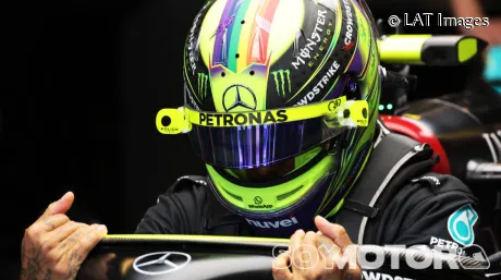 Lewis Hamilton en el GP de Abu Dabi 