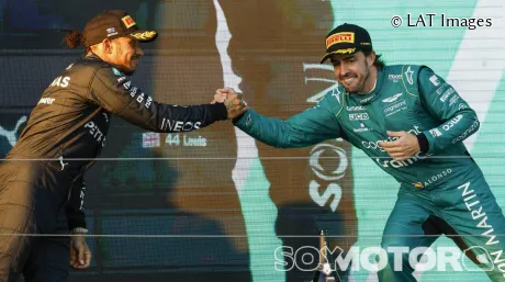 Lewis Hamilton y Fernando Alonso en el GP de Australia