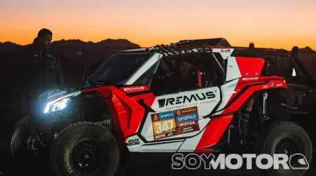 Coche de Lukas Lauda para el Dakar 2024.