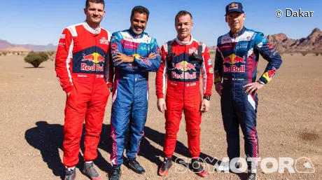 Nasser Al-Attiyah y Sébastien Loeb en el Dakar 2024