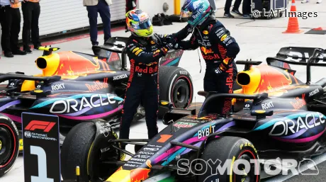 Max Verstappen y Sergio Pérez en Miami