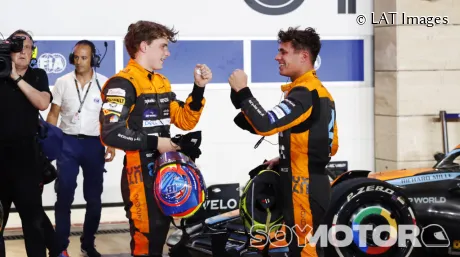 Oscar Piastri y Lando Norris en el GP de Catar