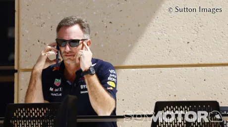 Christian Horner durante el GP de Baréin