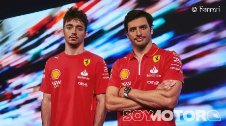 Carlos Sainz y Charles Leclerc