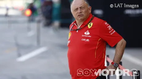 Frédéric Vasseur en los test de pretemporada en Baréin