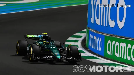 Fernando Alonso en el circuito de Yeda