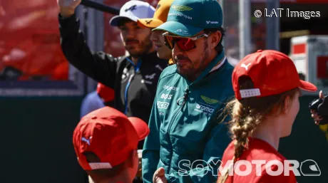 Fernando Alonso antes de la carrera del GP de Australia