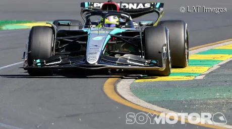 Lewis Hamilton durante la carrera del GP de Australia