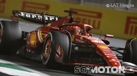 Charles Leclerc durante el Gran Premio de Arabia Saudí
