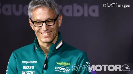 Mike Krack en la rueda de prensa del GP de Arabia Saudí