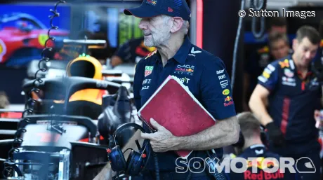 Adrian Newey hace unos meses en el box de Red Bull