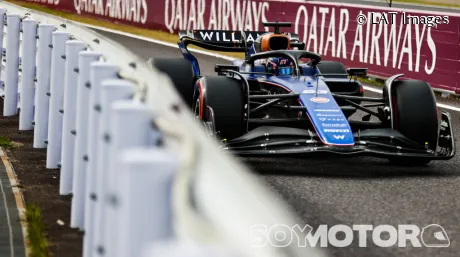 El Williams de Alex Albon en el GP de Japón