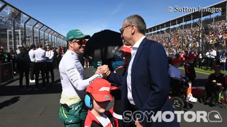 Stefano Domenicali con Fernando Alonso, en una imagen reciente