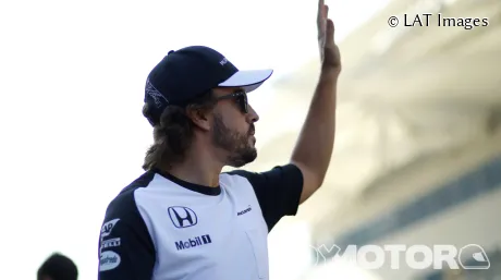 Fernando Alonso en 2015, durante su etapa en McLaren-Honda
