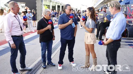 Michael Andretti y Mario Andretti en Austin