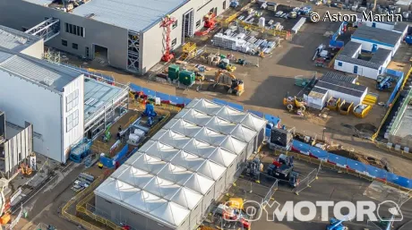 Avance de las obras de Aston Martin en su fábrica de Silverstone