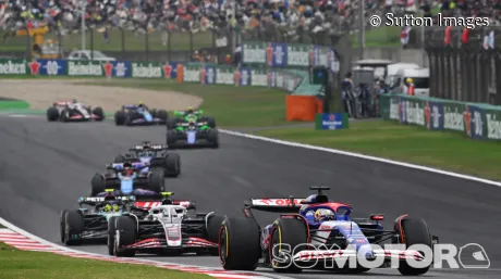 Un momento de la carrera del Gran Premio de China