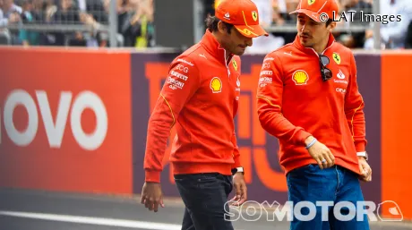 Carlos Sainz y Charles Leclerc el fin de semana del GP de China