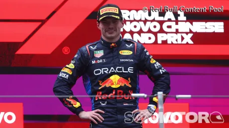 Max Verstappen en Shanghái