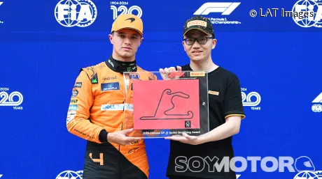 Lando Norris en Shanghái