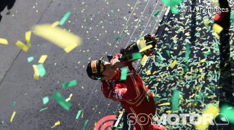 Carlos Sainz celebra la victoria en el GP de Australia 2024