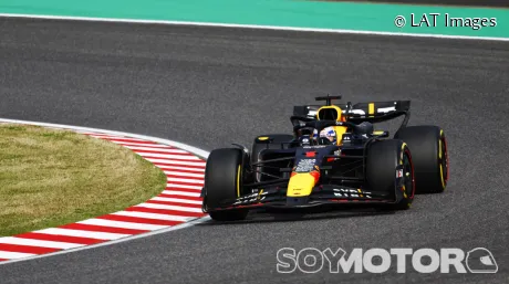 Max Verstappen durante la carrera del GP de Japón 