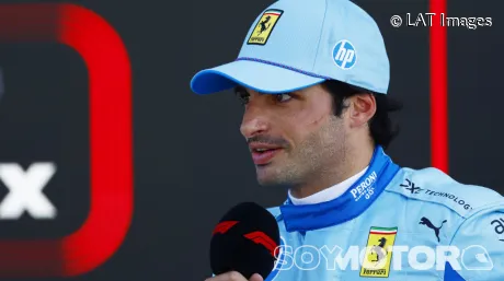 Carlos Sainz tras la clasificación del Gran Premio de Miami