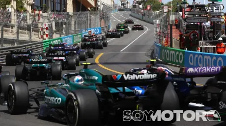 Primeras vueltas del Gran Premio de Mónaco