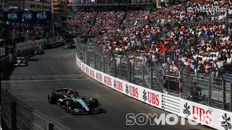 Lewis Hamilton en Mónaco este 2024