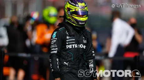 Lewis Hamilton tras la clasificación del GP de Emilia Romaña