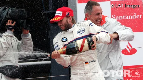 Nick Heidfeld en Silverstone 2008