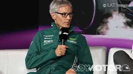 Mike Krack en la rueda de prensa del GP de México