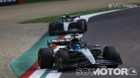 Imola fue "alentador" para Mercedes, pero Wolff pide tiempo para llegar al "pelotón delantero" - SoyMotor.com