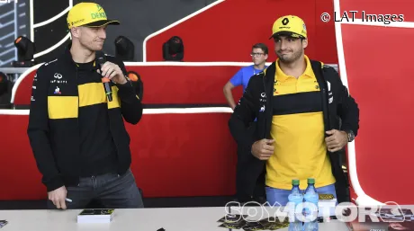 Nico Hülkenberg y Carlos Sainz en 2018