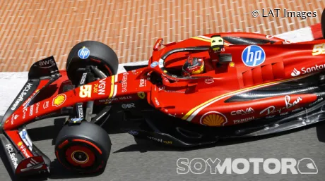 Carlos Sainz durante la clasificación del GP de Mónaco