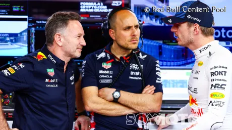 Max Verstappen y Christian Horner en Miami