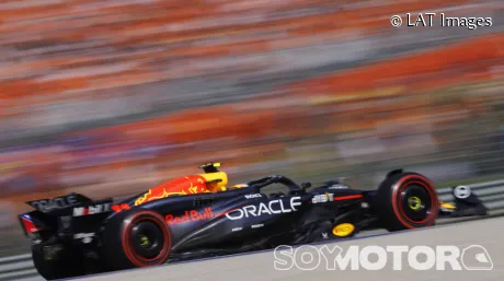 Sergio Pérez en el Red Bull Ring este domingo