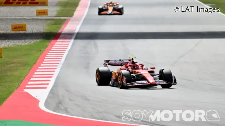 Carlos Sainz en el Circuit de Barcelona-Catalunya