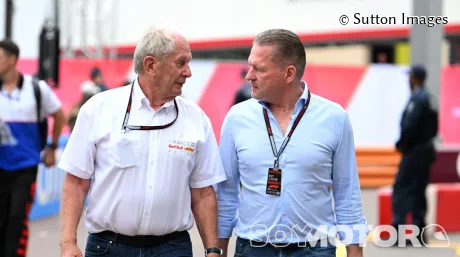 Jos Verstappen y Helmut Marko juntos en Mónaco hace un par de semanas