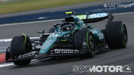 Fernando Alonso este domingo en la carrera en Silverstone