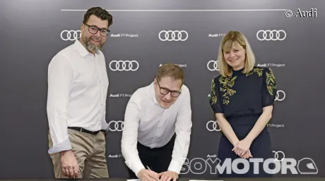 Firma de colaboración entre Audi y BP