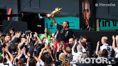 Lewis Hamilton en Silverstone