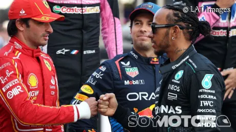 Carlos Sainz y Lewis Hamilton esta temporada