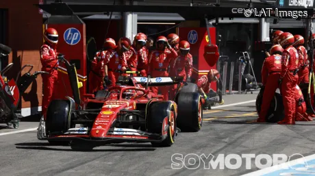 Carlos Sainz este domingo durante la carrera en Spa