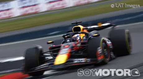 Max Verstappen en Silverstone