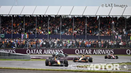Max Verstappen durante el GP de Gran Bretaña